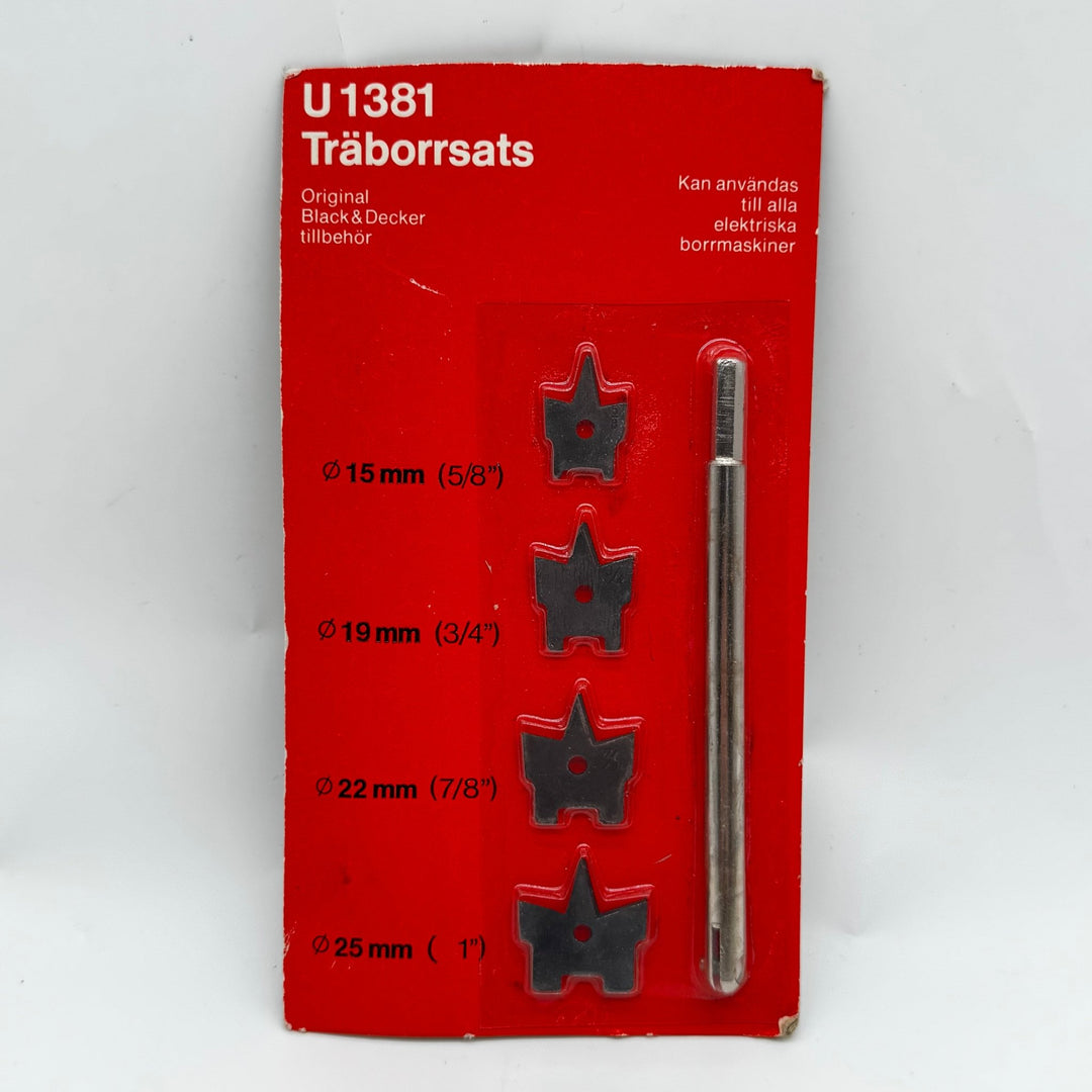 Black & Decker Original Träborrsats U1381 - Homy Secondhand Online