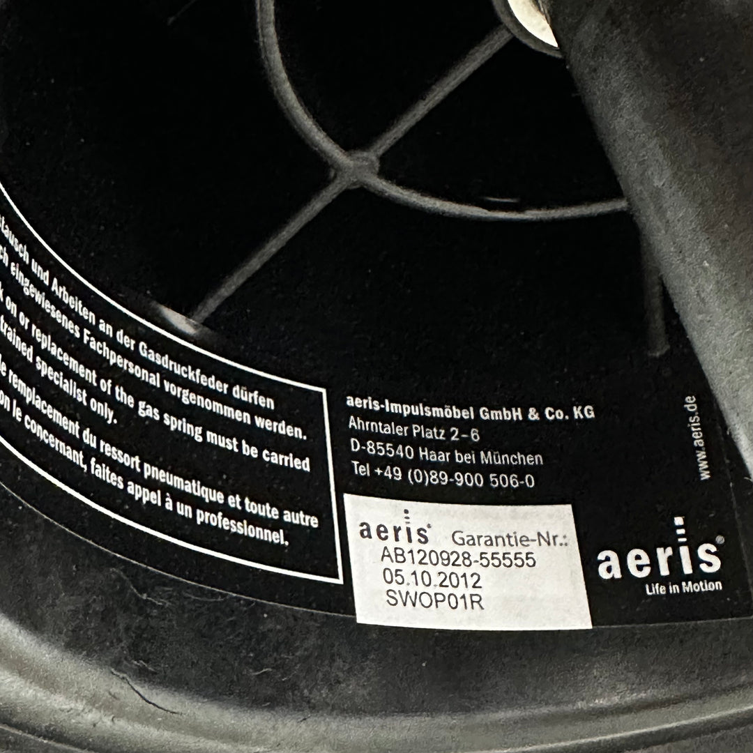 Ergonomisk röd Swopper kontorsstol begagnad