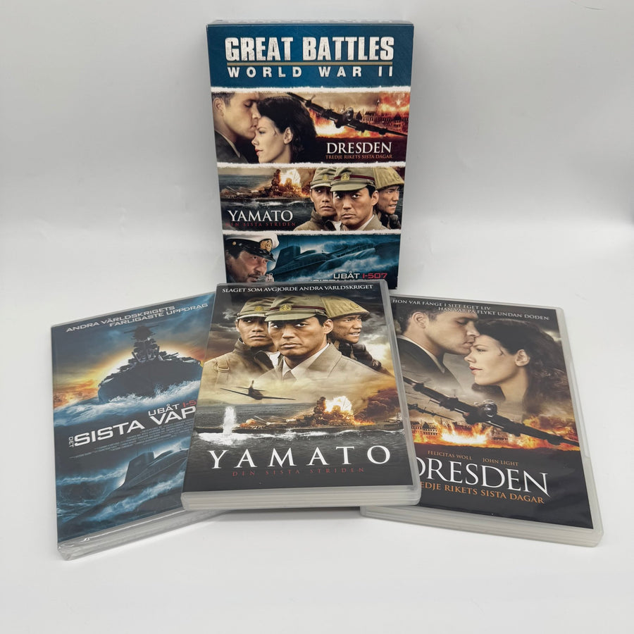 Historiska Slag från Andra Världskriget DVD - samling - Homy Secondhand Online