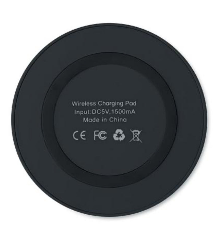 Svart trådlös laddningsplatta, 1500 mA - Homy Secondhand Online