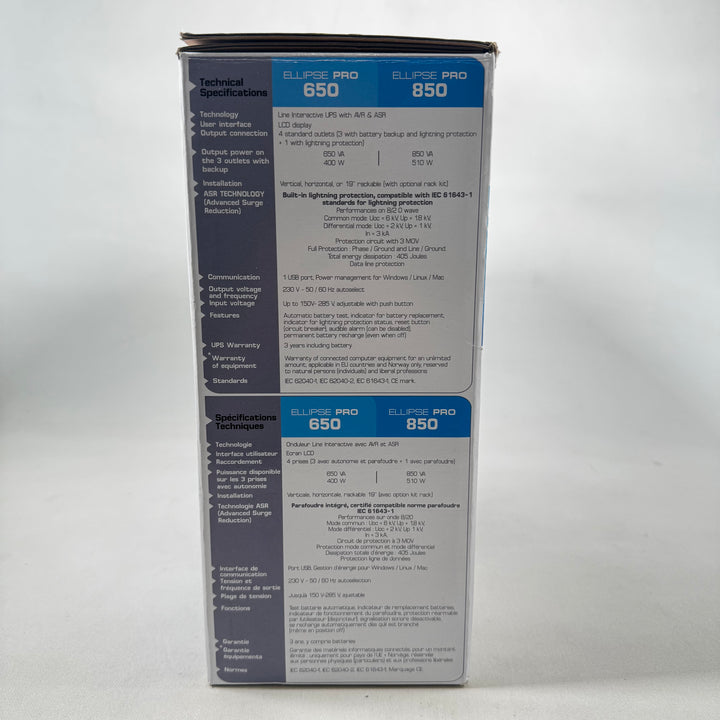 Eaton Ellipse PRO 650VA 400W – UPS med LCD och EcoControl