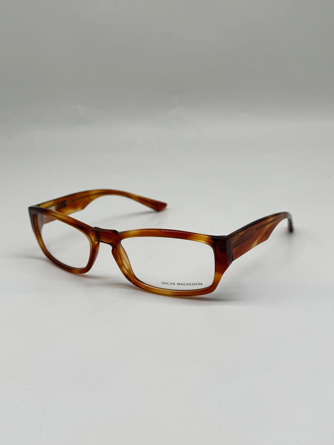 Bärnstensfärgade Retro Glasögon med Stil - Homy Secondhand Online