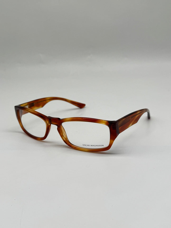 Bärnstensfärgade Retro Glasögon med Stil - Homy Secondhand Online