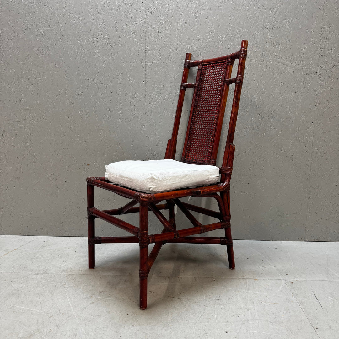 Retro rottingstol med klappfunktion tidigt 1900-tal