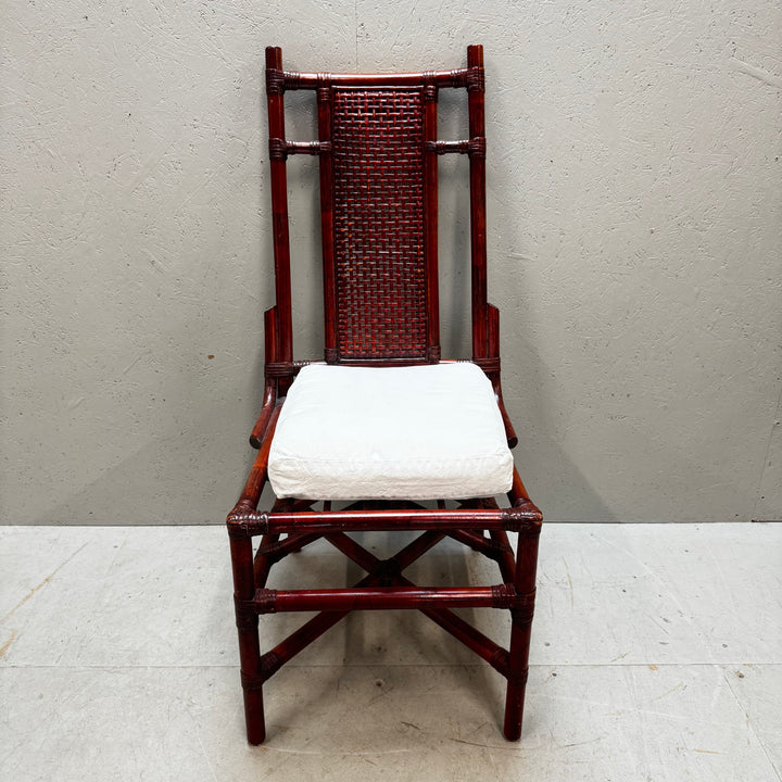 Retro rottingstol med klappfunktion tidigt 1900-tal