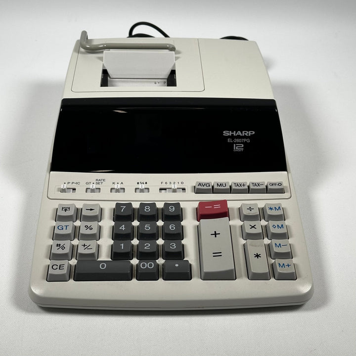 Retro Sharp EL - 2196 räknare med pappersutskrift - Homy Secondhand Online