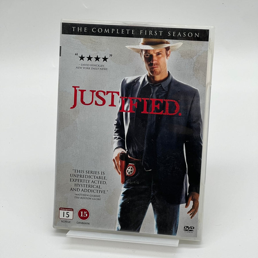 Justified Säsong 1 DVD - Komplett Första Säsongen - Homy Secondhand Online