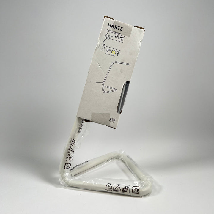 Stilren vit LED skrivbordslampa, flexibel design - Homy Secondhand Online