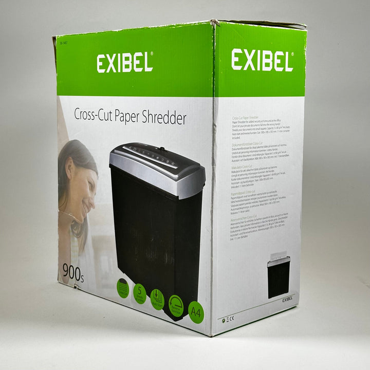 Exibel Cross - Cut Dokumentförstörare för Kontor - Homy Secondhand Online
