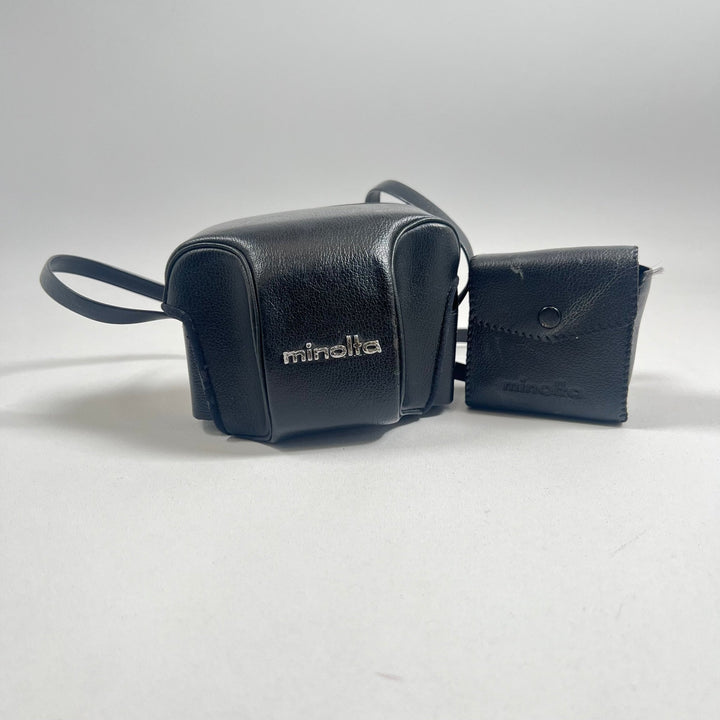 Minolta Hi - Matic F kamera med blixt - Homy Secondhand Online