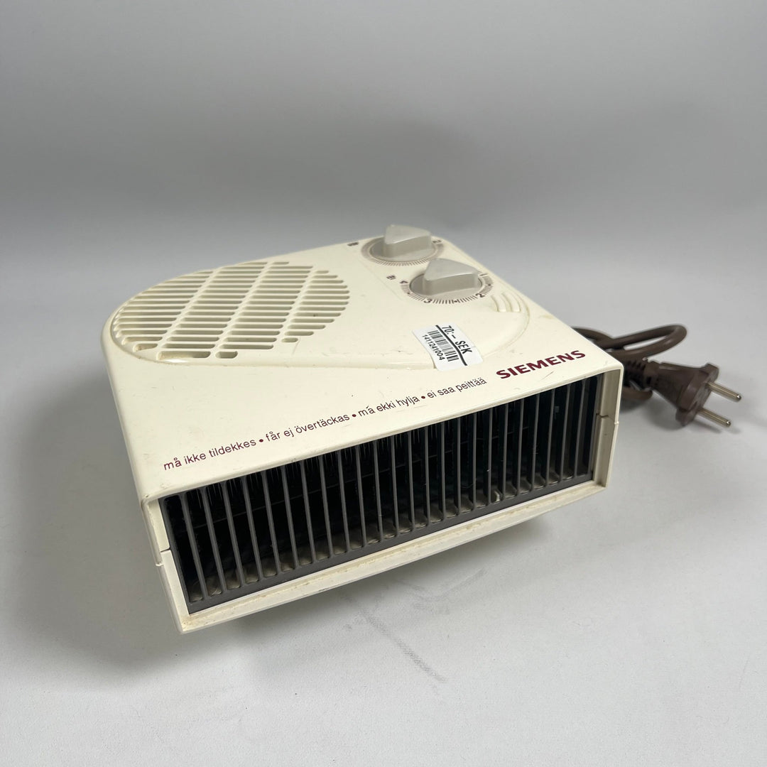 Siemens Vit Värmefläkt med Temperaturkontroll - Homy Secondhand Online