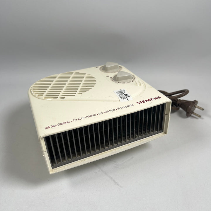 Siemens Vit Värmefläkt med Temperaturkontroll - Homy Secondhand Online