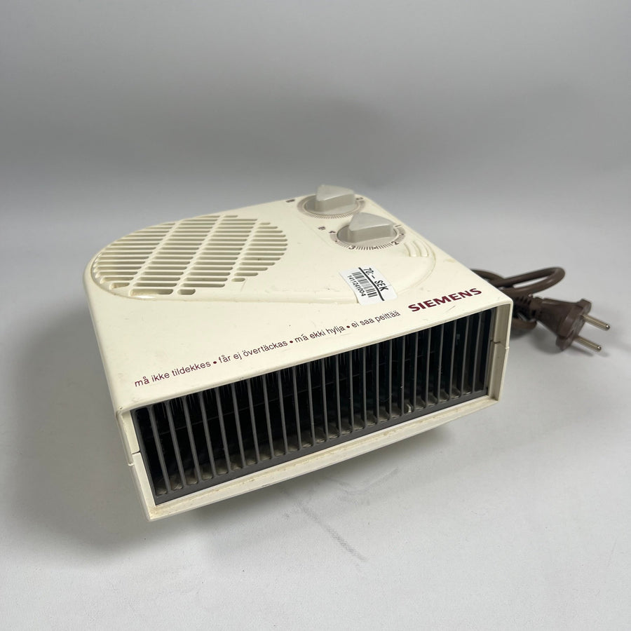 Siemens Vit Värmefläkt med Temperaturkontroll - Homy Secondhand Online