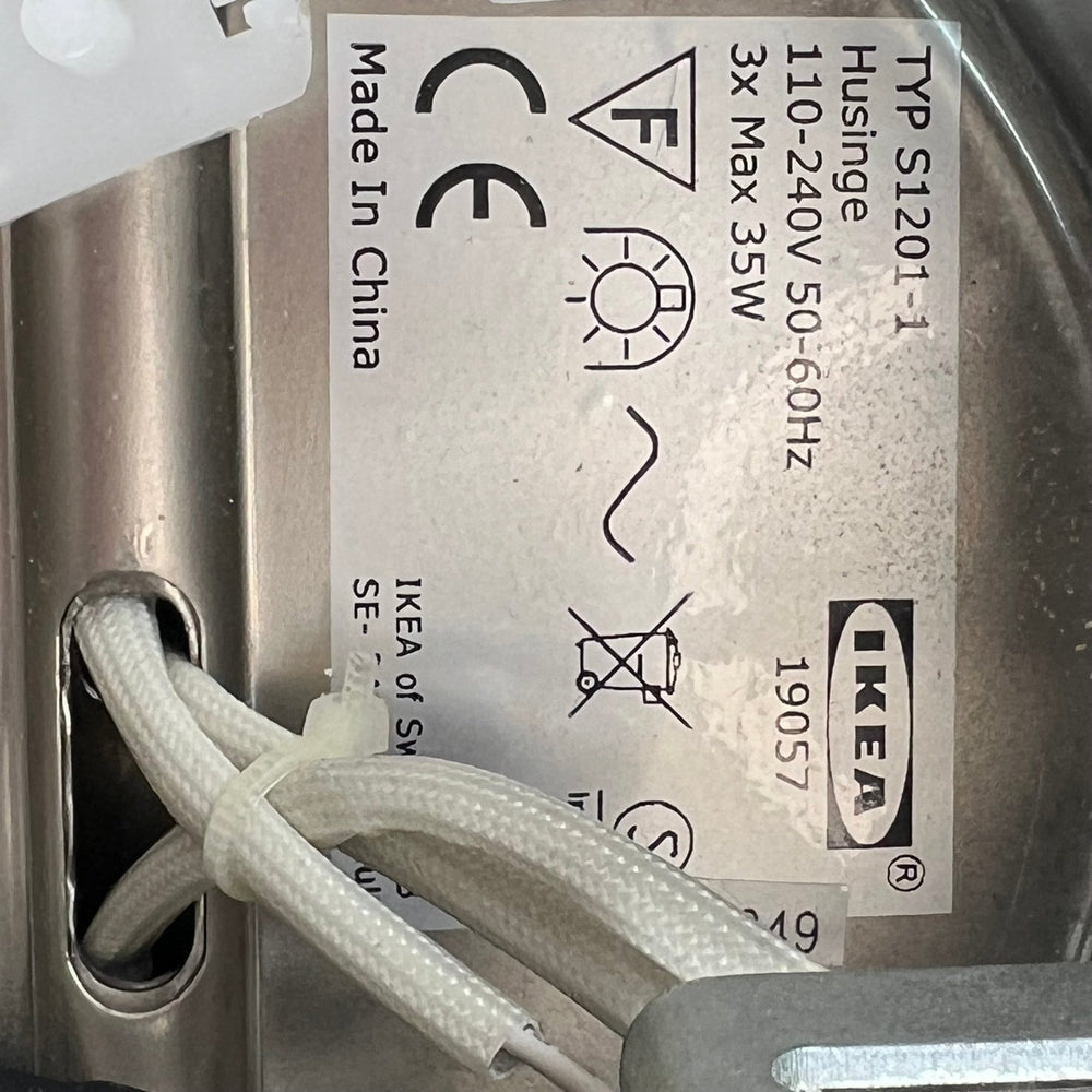 Modern Vägglampa i Rostfritt Stål med LED - Homy Secondhand Online