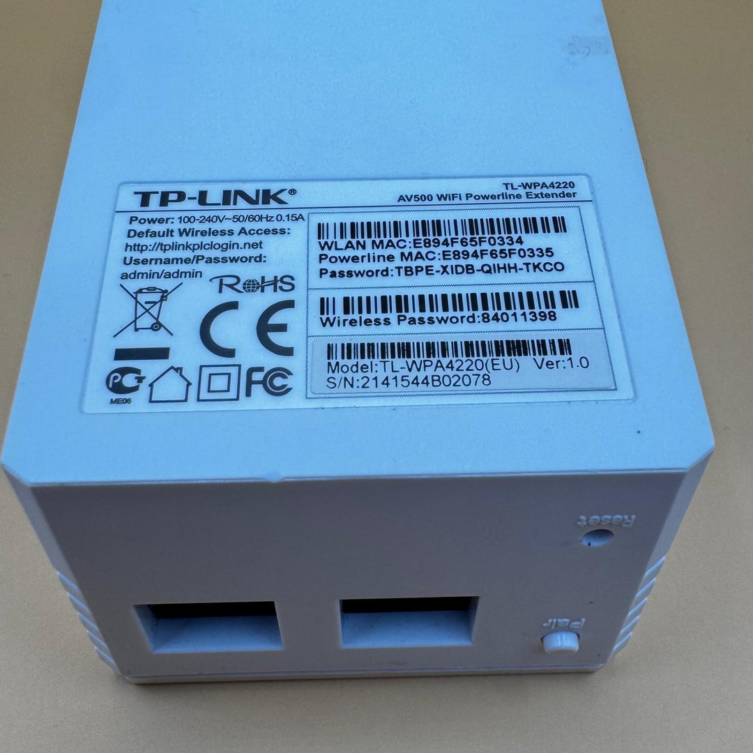 TP - Link AV500 Wifi Powerline Adapter - Homy Secondhand Online