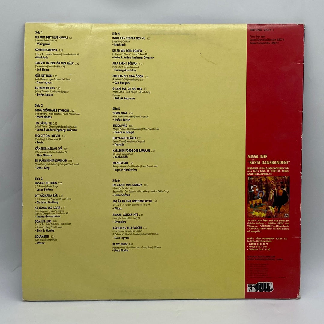 Vintage vinylskiva Dansbanden 2 Svensk musik - Homy Secondhand Online