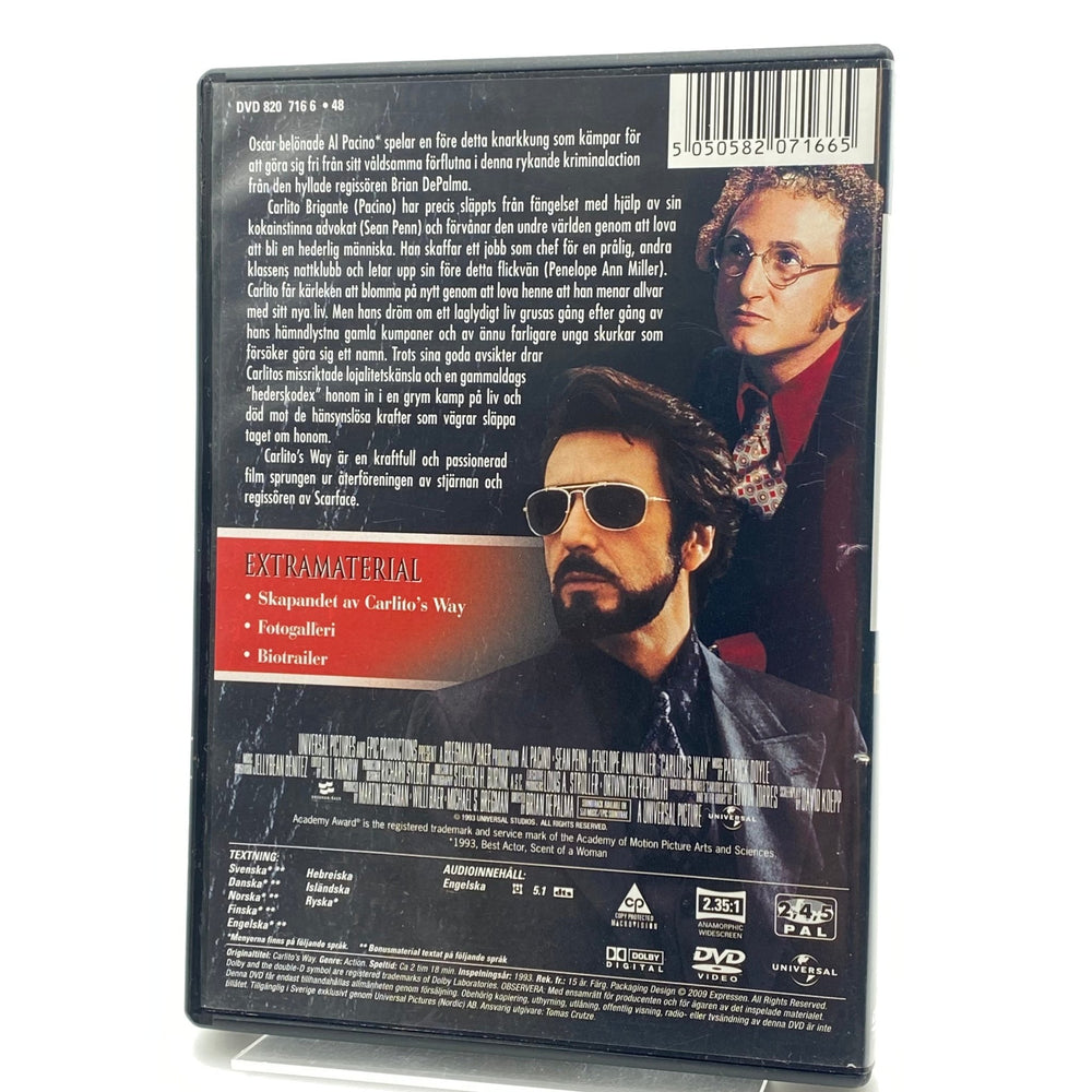 Carlito's Way DVD Al Pacino Klassisk Film - Homy Secondhand Online