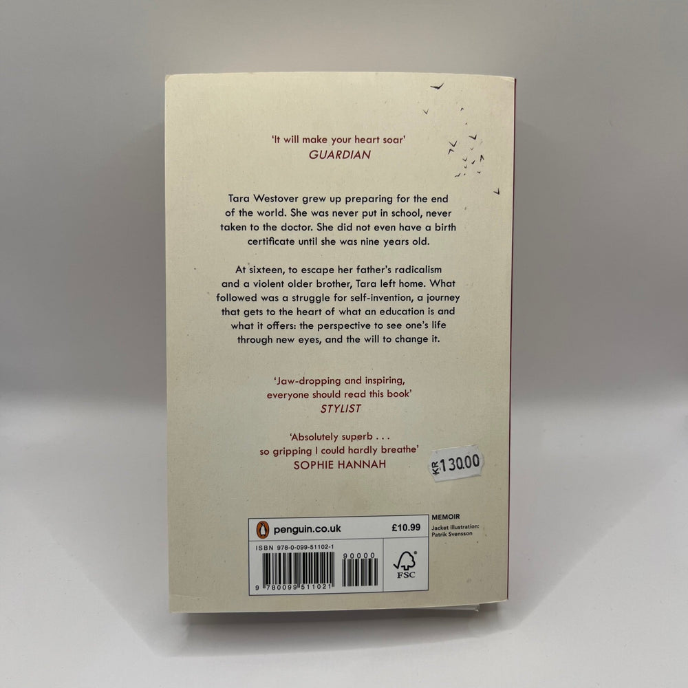 Utbildad av Tara Westover - Internationell Bestseller - Homy Secondhand Online