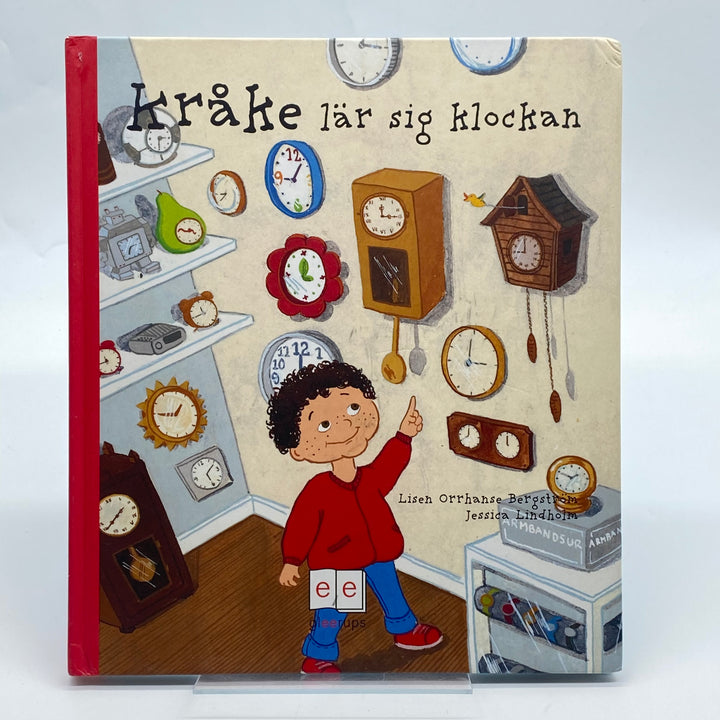 Kråke lär sig klockan barnbok