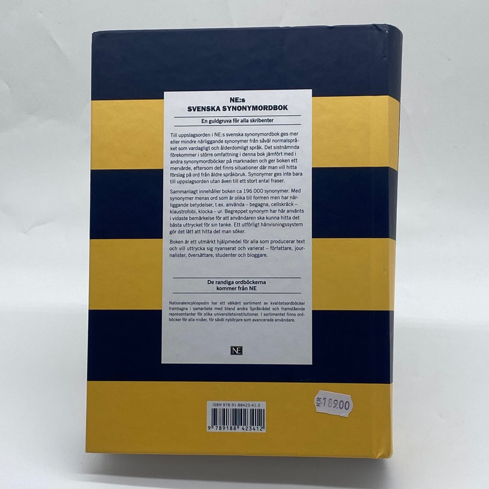 NE Svenska Synonymordbok med 196000 synonymer - Homy Secondhand Online