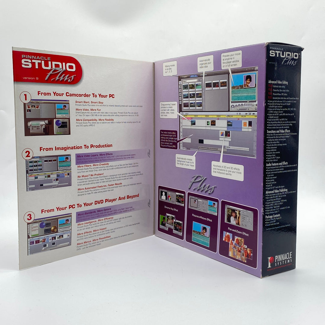 Pinnacle Studio Plus version 9 videoredigeringsprogram