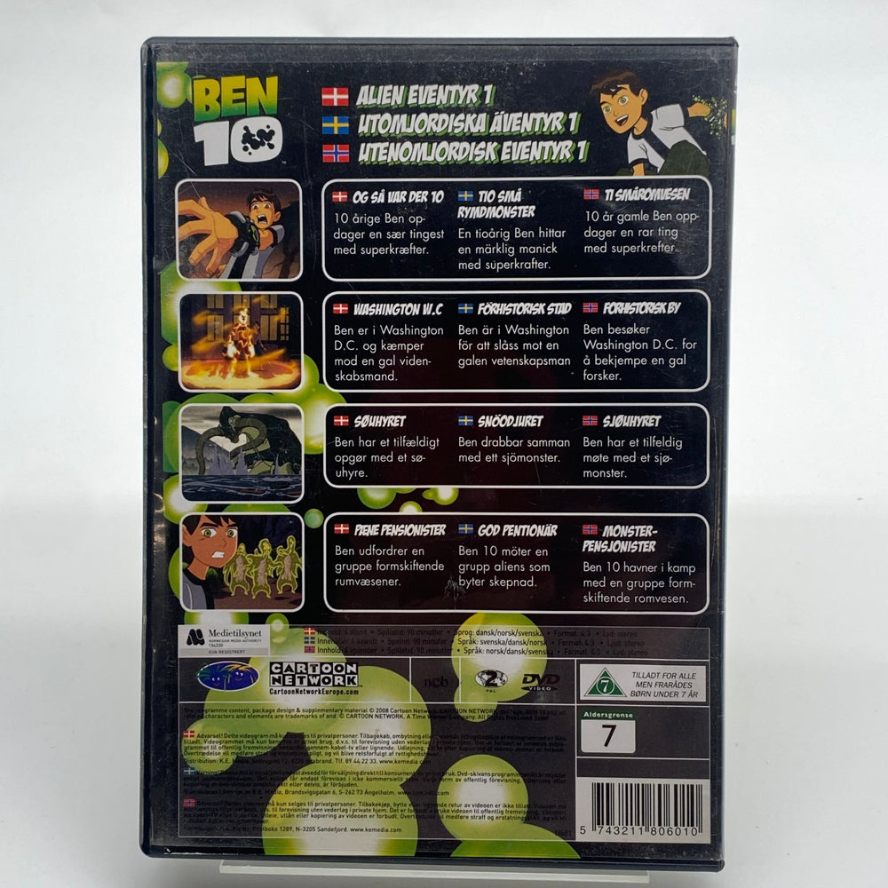 Ben 10 DVD 1: Alienäventyr och action - Homy Secondhand Online