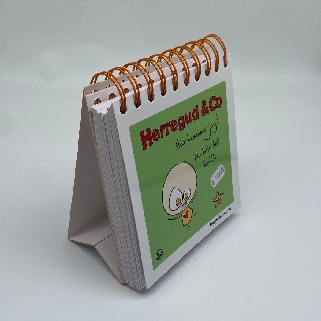 Herregud & Co Humoristisk Spiralbunden Bok - Homy Secondhand Online