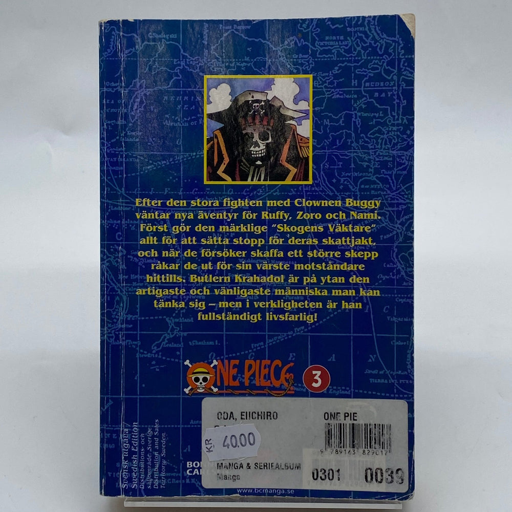 One Piece Manga Volym 3 Eiichiro Oda - Homy Secondhand Online