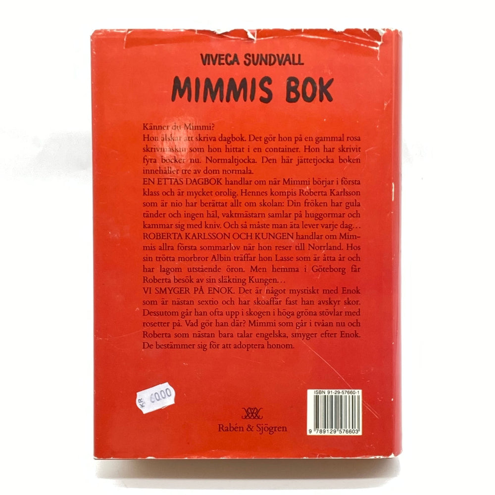 Mimmis Bok av Viveca Sundvall - Barnklassiker - Homy Secondhand Online