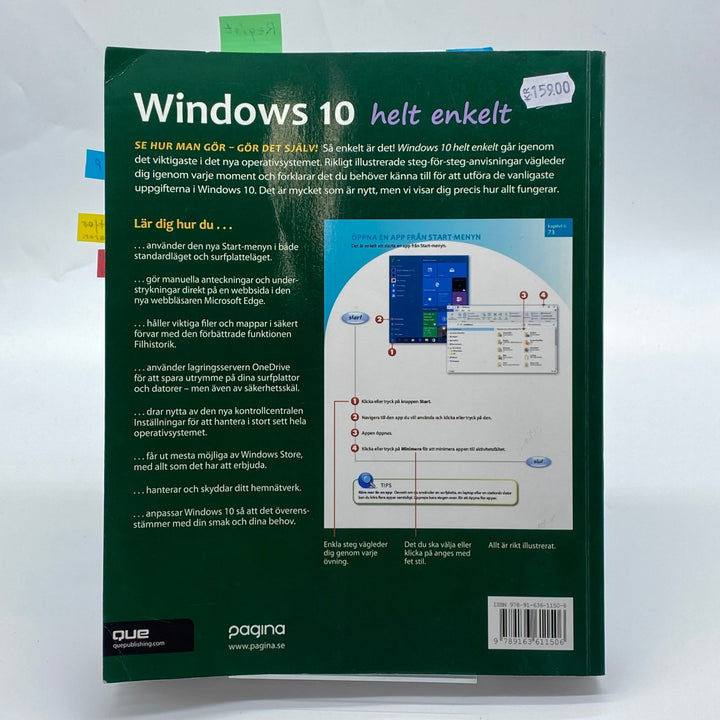 Windows 10 Helt Enkelt av Mark Edward Soper - Homy Secondhand Online