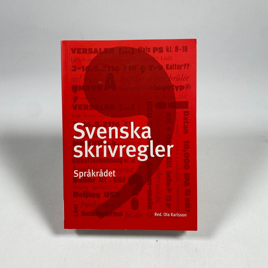 Svenska Skrivregler av Ola Karlsson - Guide - Homy Secondhand Online