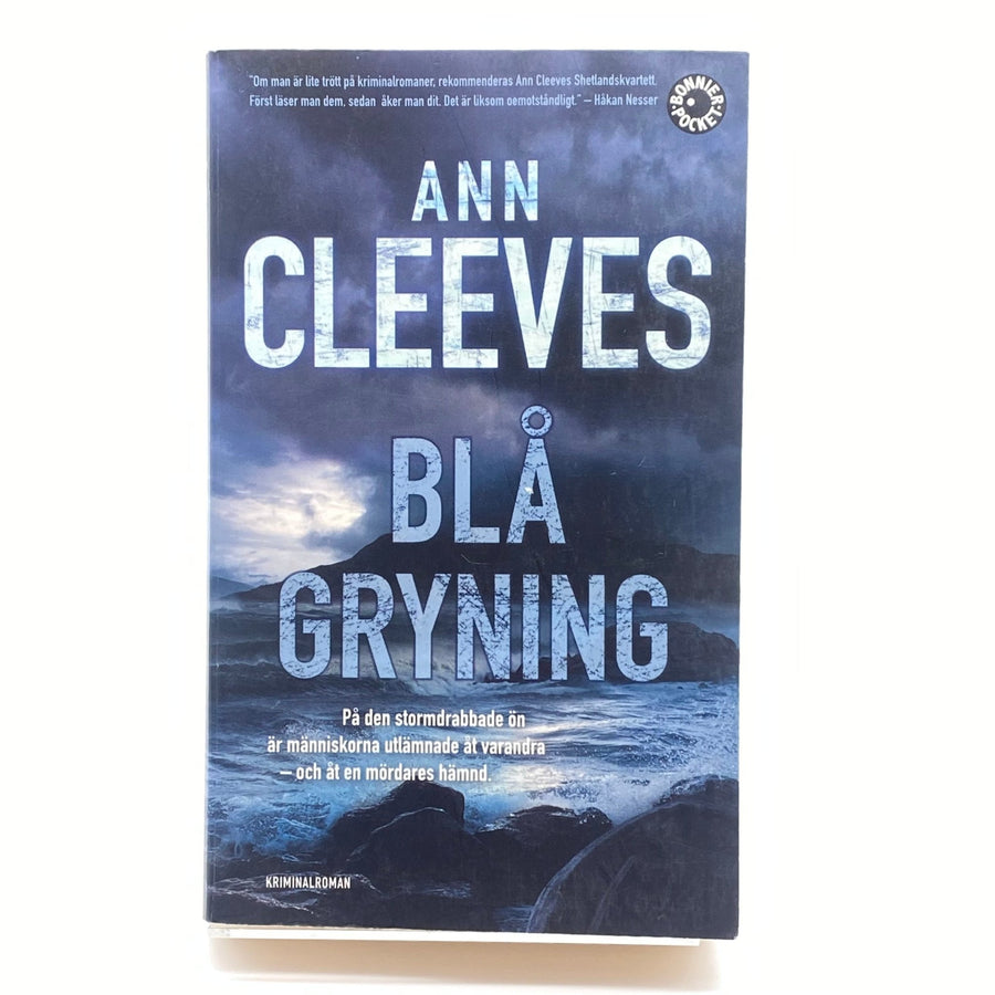 Ann Cleeves Blå Gryning Kriminalroman - Homy Secondhand Online