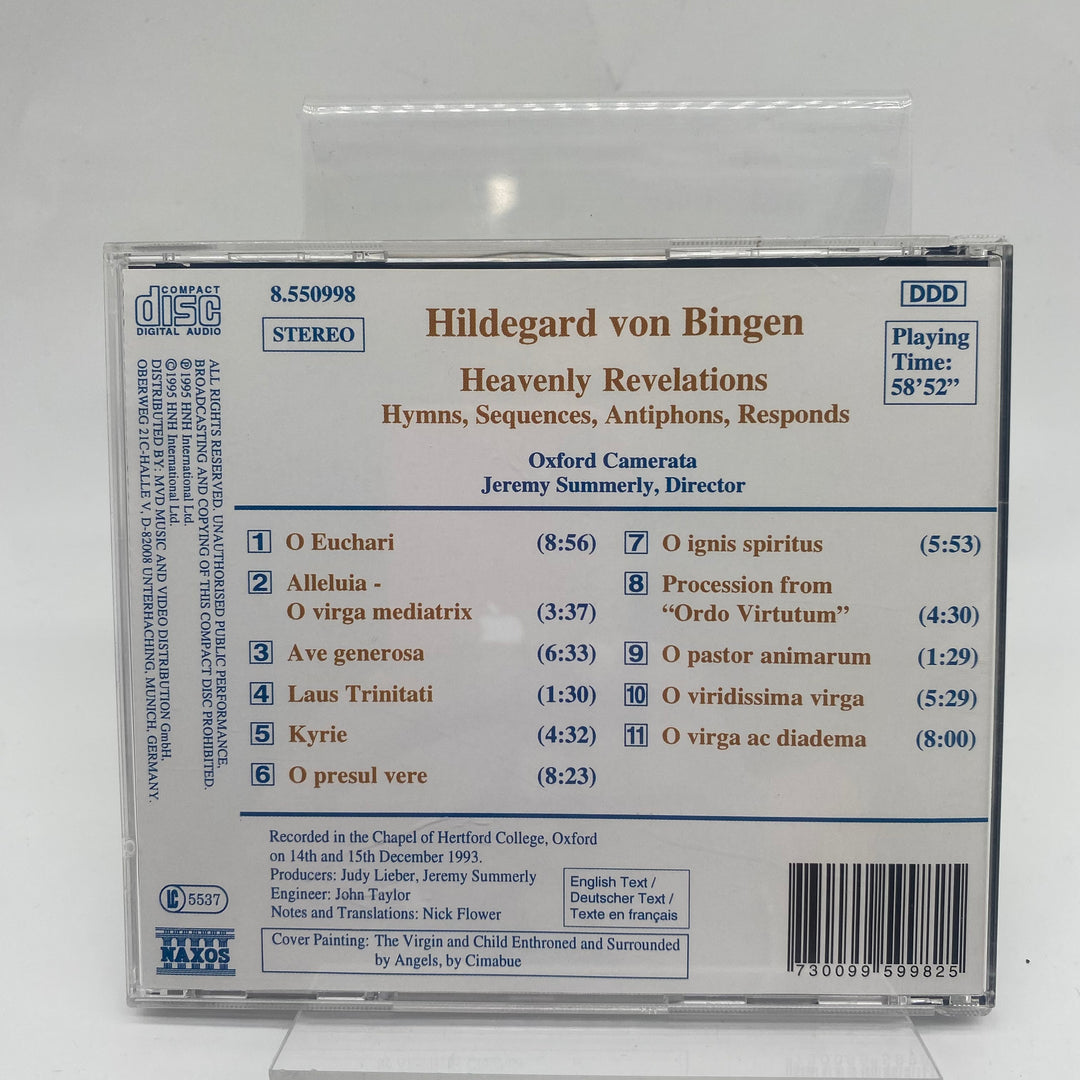 CD med Hildegard von Bingens musik Begagnad