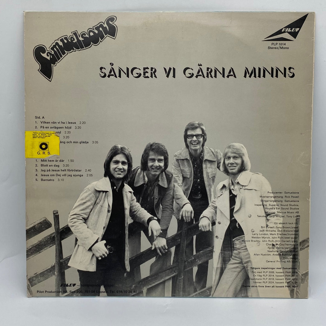 Samuelsons Vinylskiva – Nostalgiska Svenska Sånger - Homy Secondhand Online