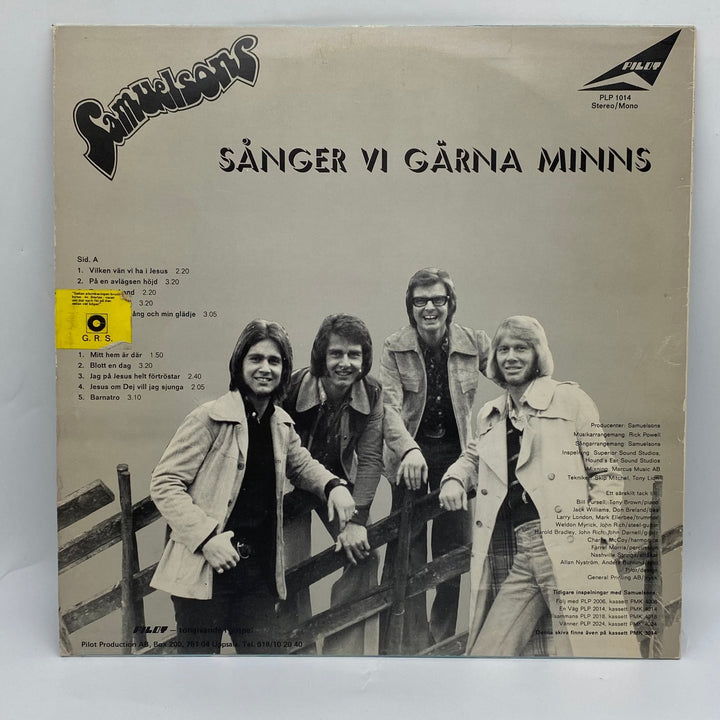 Samuelsons Vinylskiva – Nostalgiska Svenska Sånger - Homy Secondhand Online