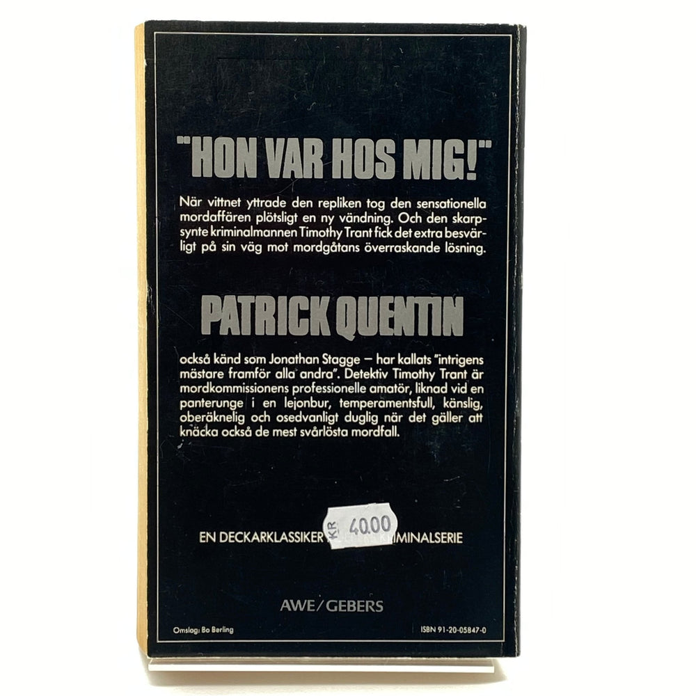 Vintage Kriminalroman Patrick Quentin - Homy Secondhand Online