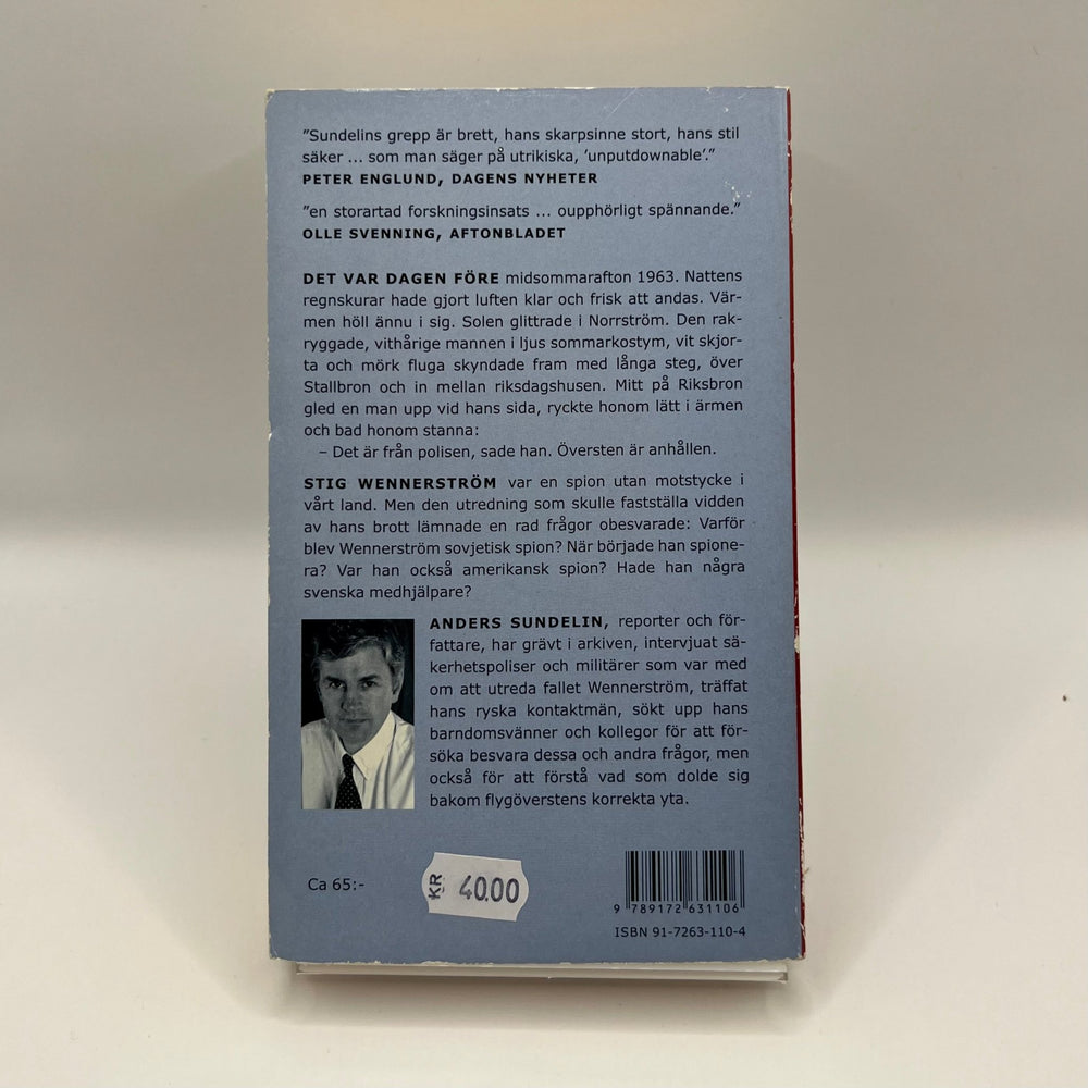 Spännande Biografi om Stig Wennerström - Homy Secondhand Online