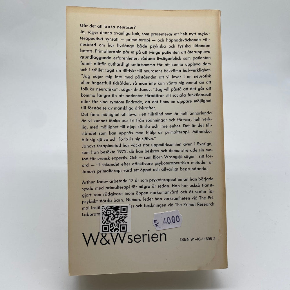 Primalskriket av Arthur Janov - Psykologisk klassiker - Homy Secondhand Online