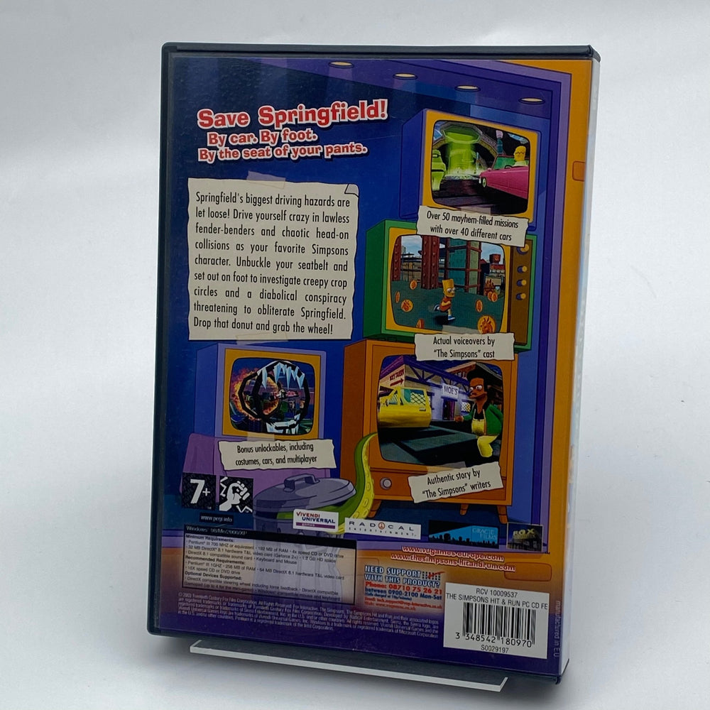 The Simpsons Hit & Run PC - spel, Sierra - Homy Secondhand Online