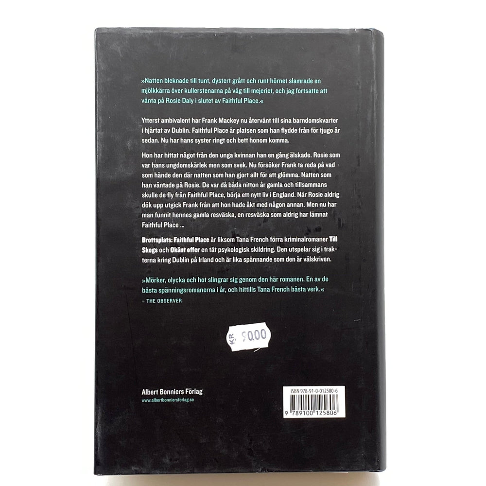 Tana French Brottsplats Faithful Place Kriminalroman - Homy Secondhand Online