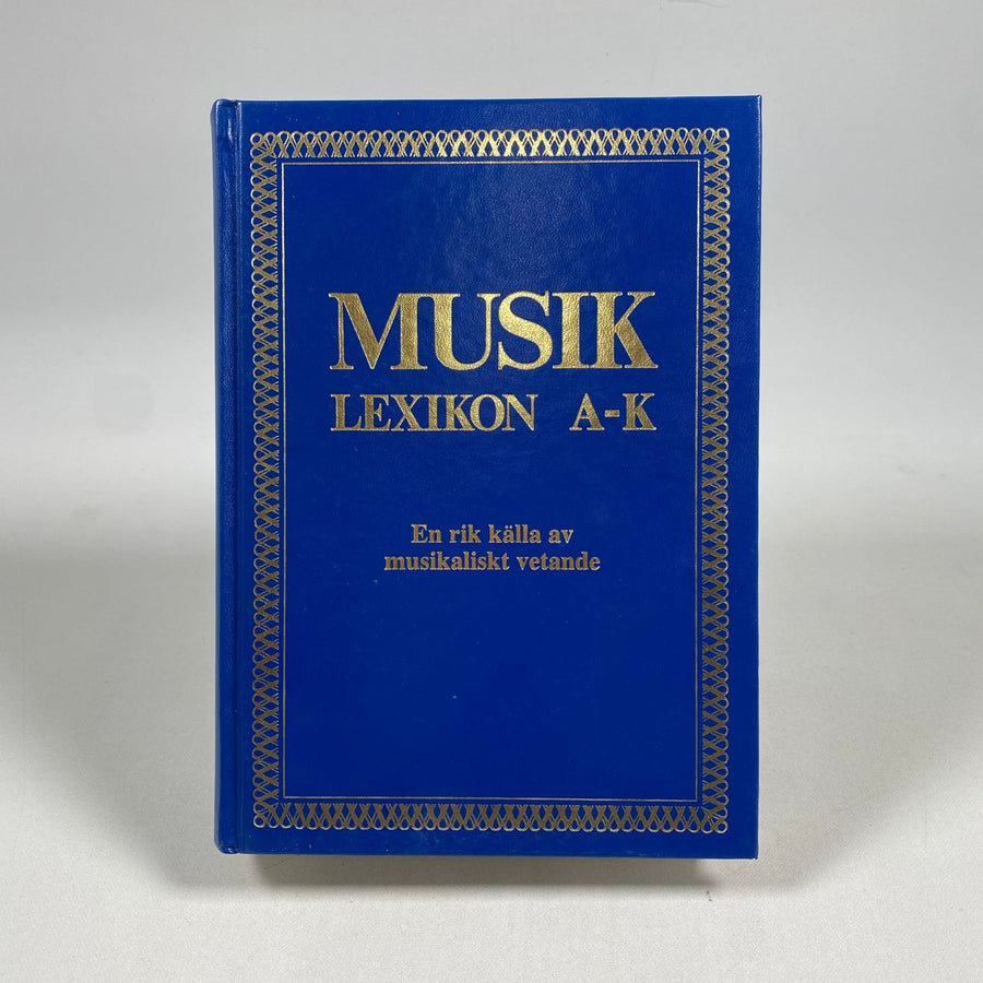 Blå Musiklexikon A - K - Rik Källa för Musiker - Homy Secondhand Online