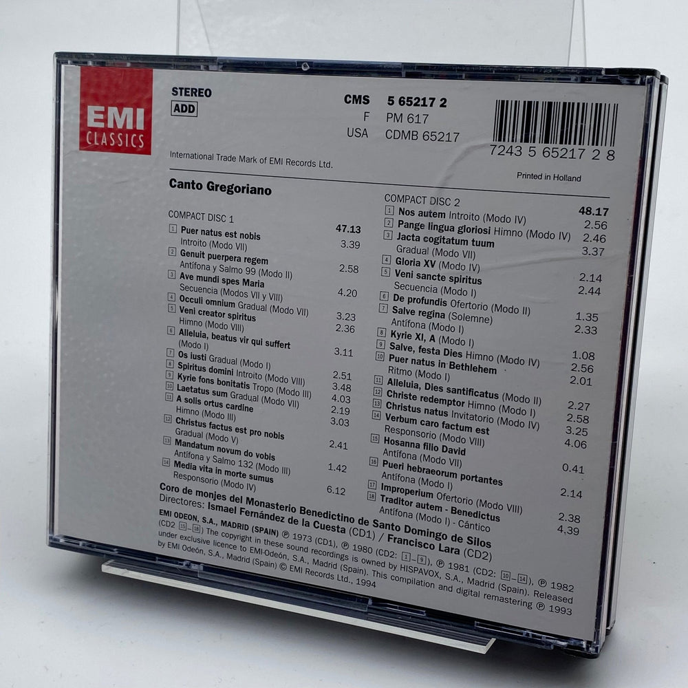 Gregoriansk Sång – Klassisk Musik CD - Homy Secondhand Online