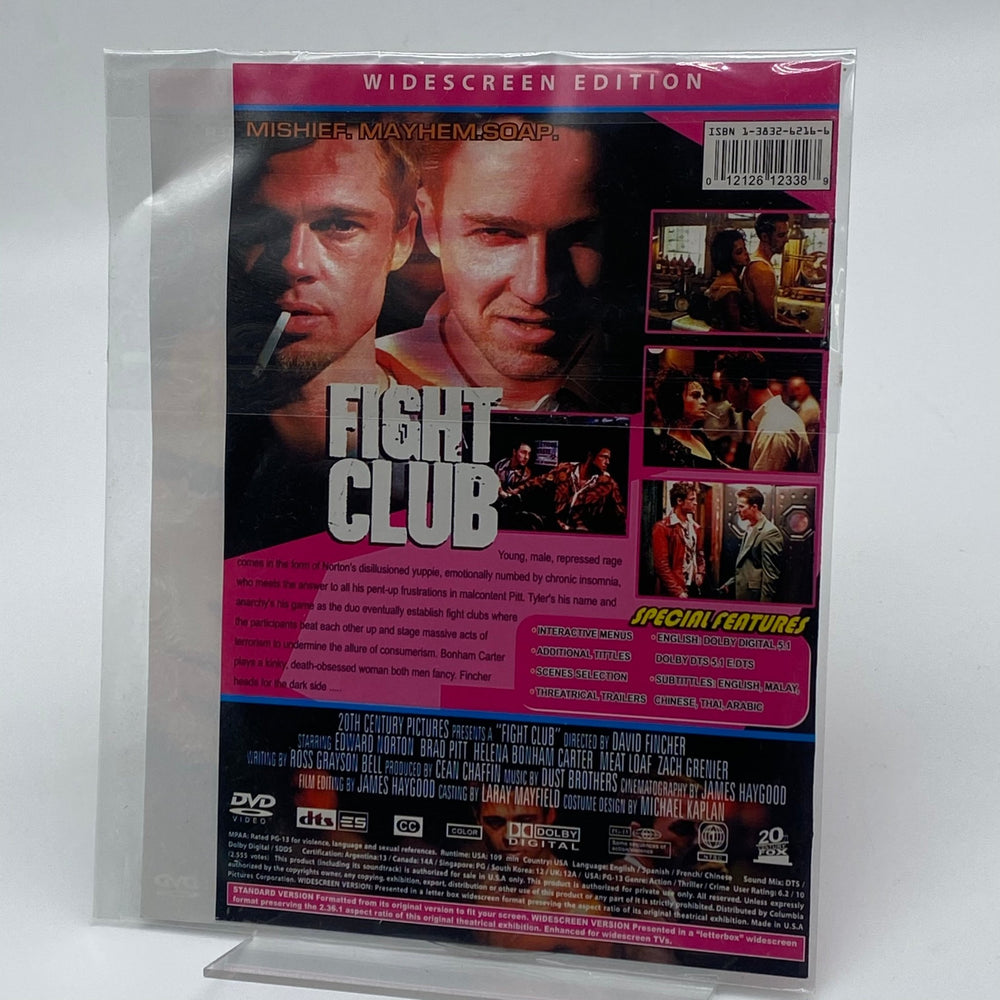 Fight Club DVD med Brad Pitt och Edward Norton - Homy Secondhand Online