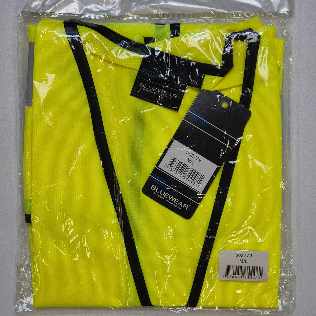 Neongul Väst med Reflexer från Bluewear - Homy Secondhand Online