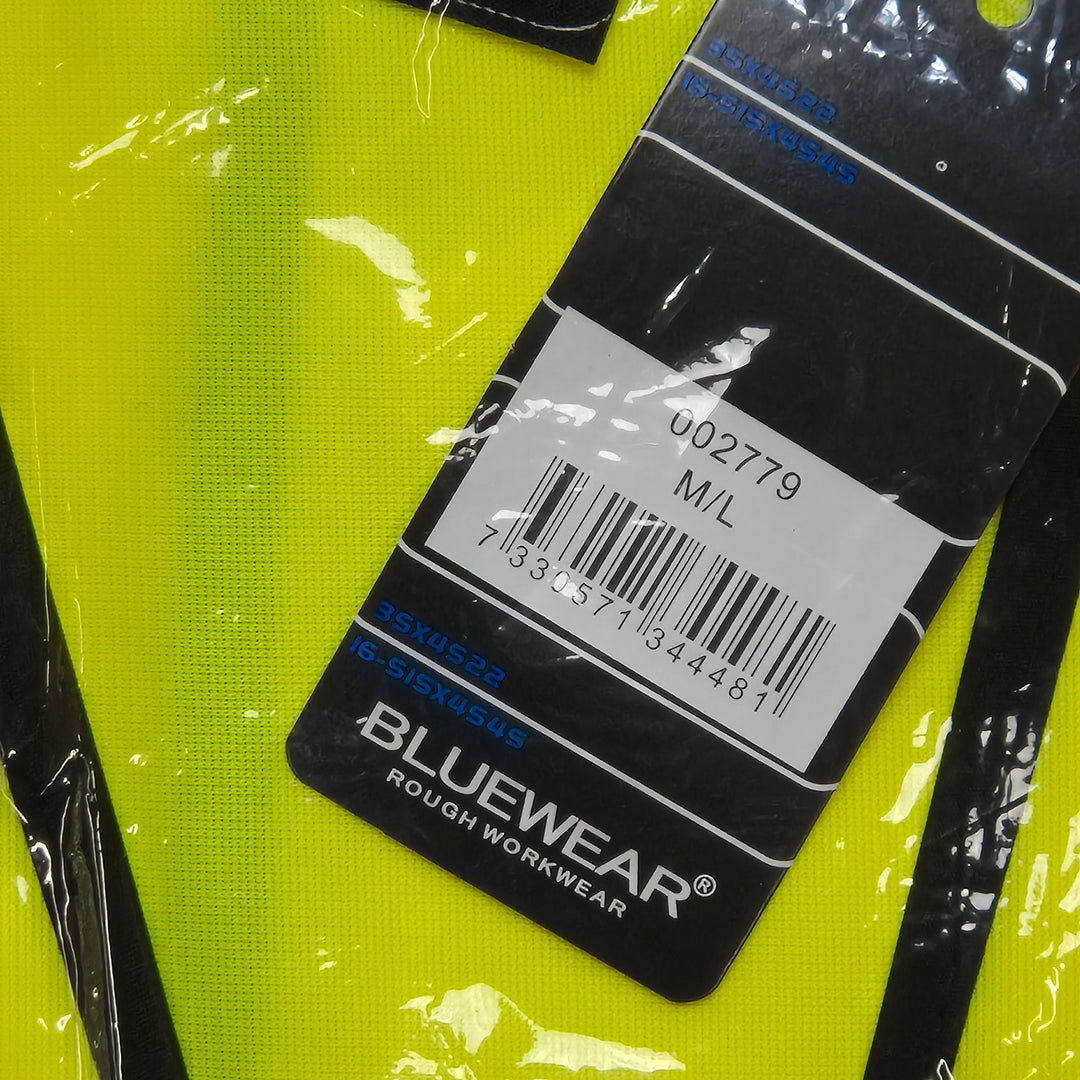 Neongul Väst med Reflexer från Bluewear - Homy Secondhand Online