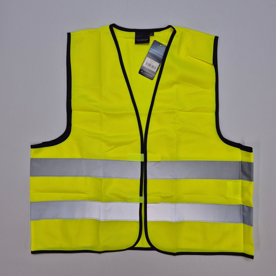 Neongul Väst med Reflexer från Bluewear - Homy Secondhand Online