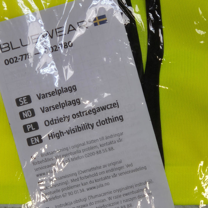 Neongul Väst med Reflexer från Bluewear - Homy Secondhand Online