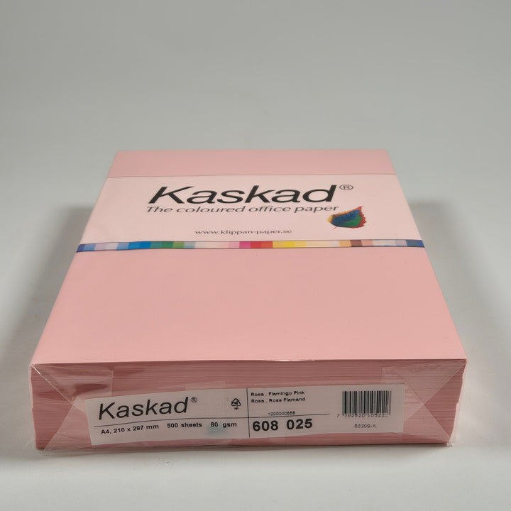 Kaskad Färgat Papper för Kontorsbruk, Rosa - Homy Secondhand Online