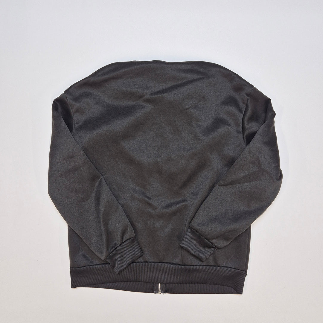 Svart H&M hoodietröja med dragkedja