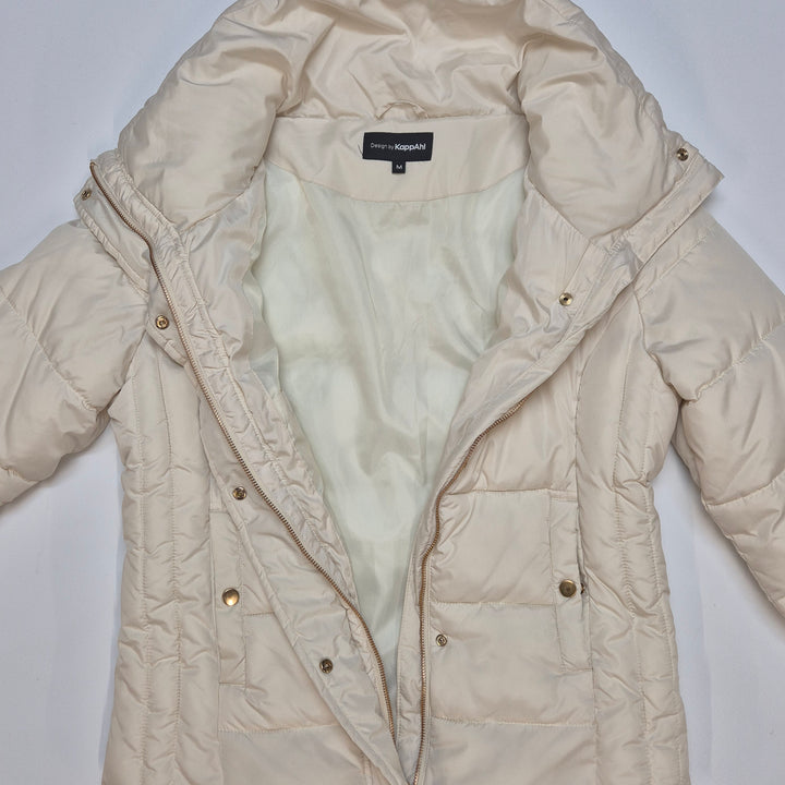 Varm vinterjacka i beige från Topman